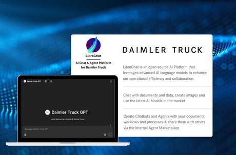 Daimler Truck makes artificial intelligence accessible to all employees worldwide: with LibreChat