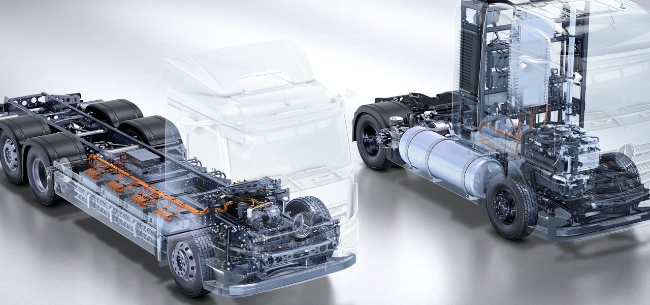 X-ray view Daimler Truck CO2-neutral technologies