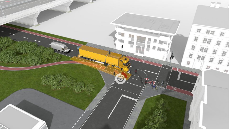 Safety Assistance System Daimler Truck