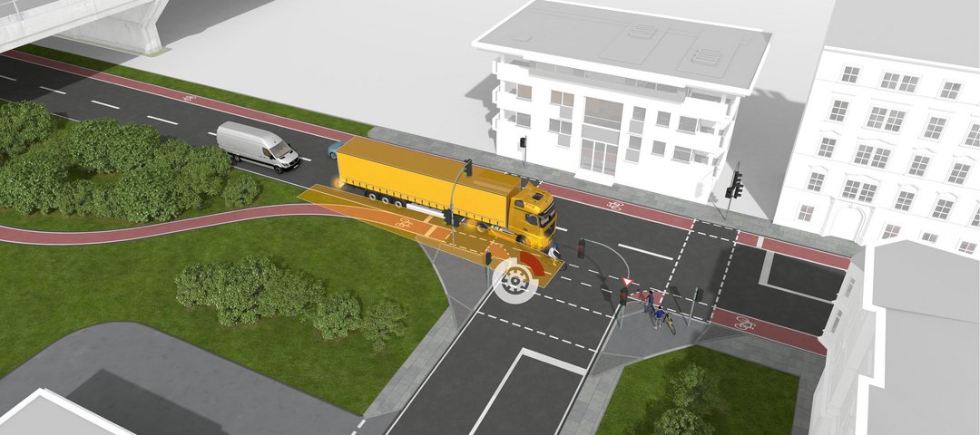 Safety Assistance System Daimler Truck